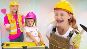 Настя Мэгги и Наоми знакомятся с профессиями