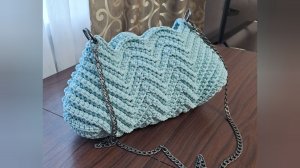 Сумка узором Зигзаг.