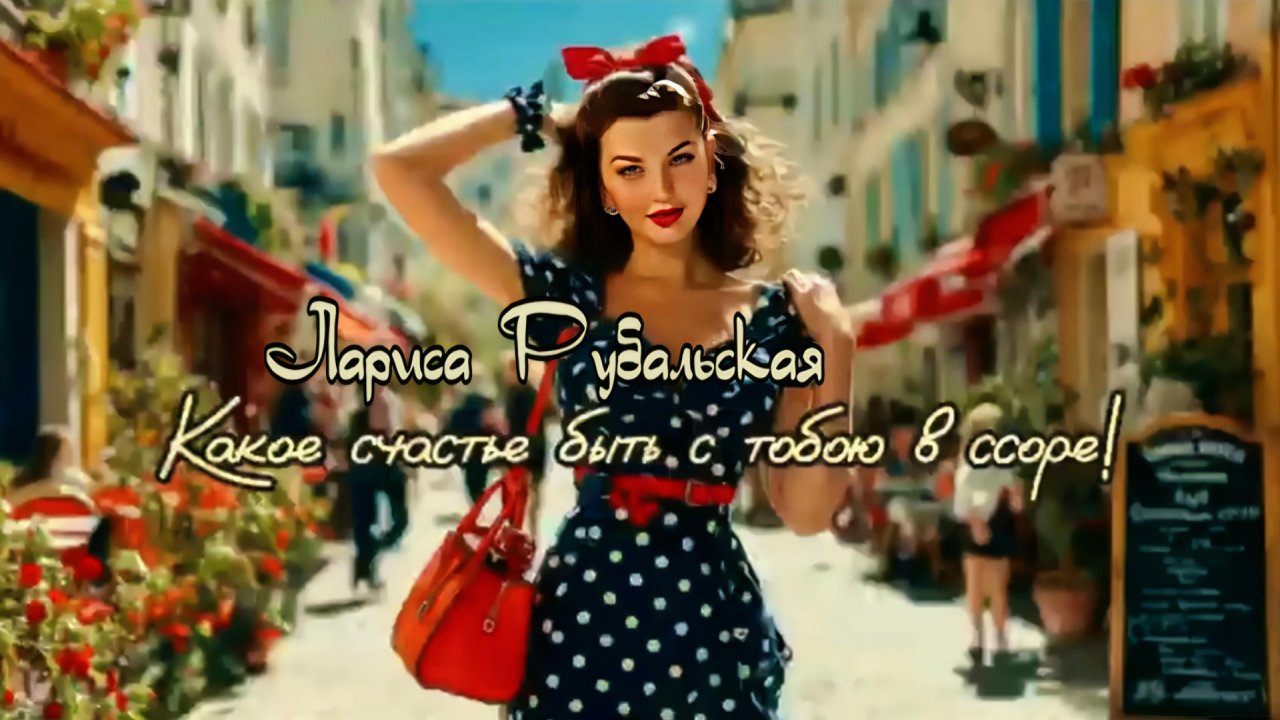 Л.А. Рубальская — Какое счастье быть с тобою в ссоре