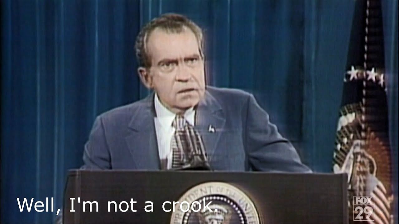 Никсон – Я не жулик