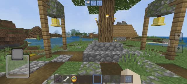 Майнкрафте показал деревню!!!