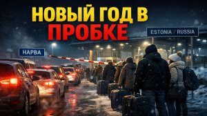 Срочно: Очереди на границе Эстонии и России — Новый год в заторах