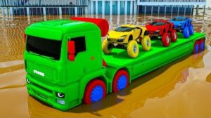 Длинный Камаз, Большой Камаз, Кран, Спортивный автомобиль, JCB - сборка