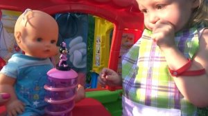 Беби_Бон_Кукла_в_кафе_МИККИ_МАУС_-_Игрушки_для_детей__Toys_Baby_doll_for_kids