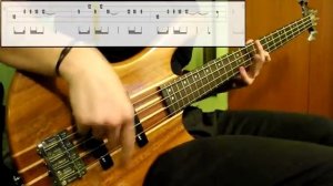 Red Hot Chili Peppers - Кавер на бас-гитару Cant Stop, Подыгрывайте табы в Видео