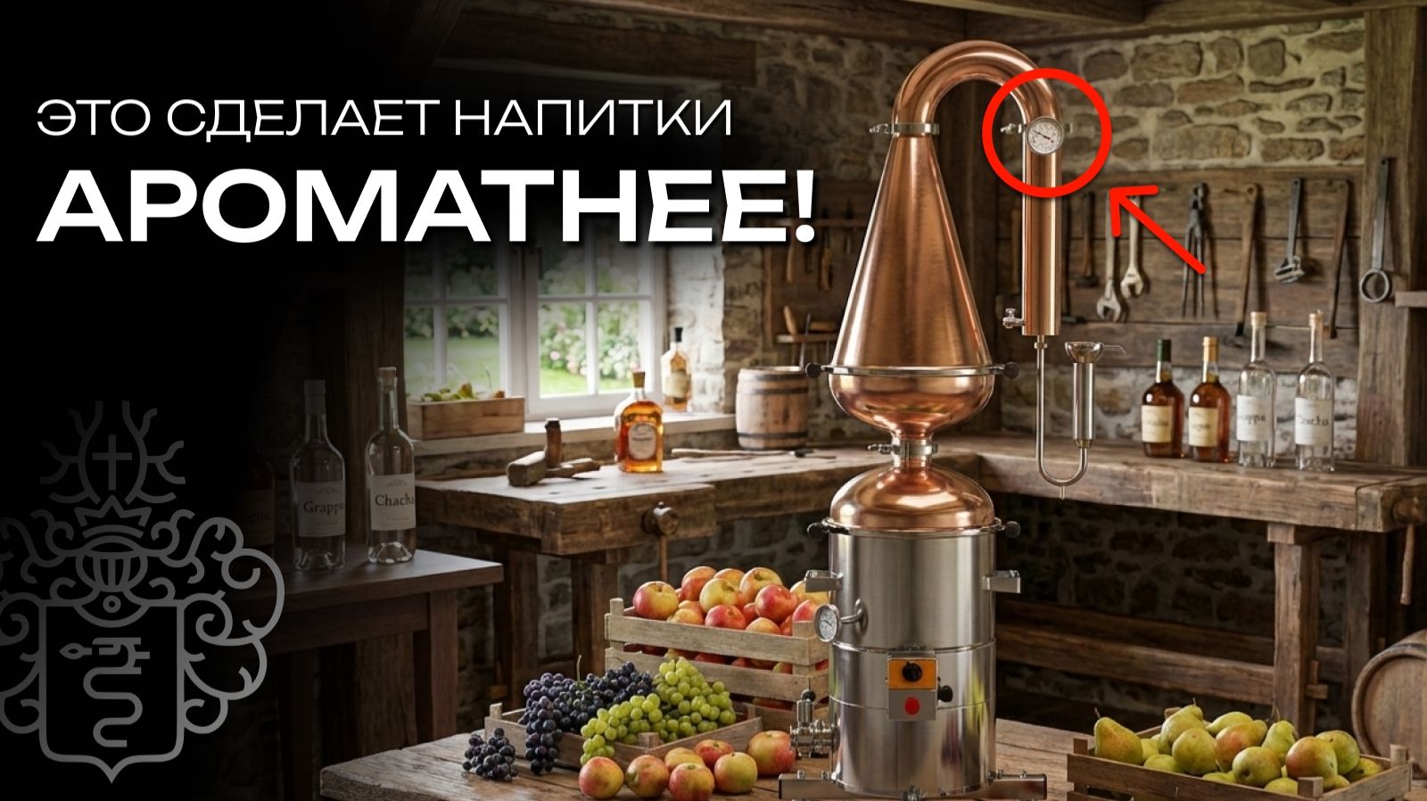 Как добиться максимальной ароматики дистиллята? – МЕДНЫЙ ХОЛОДИЛЬНИК от Доктор Губер!