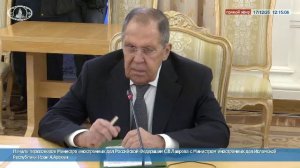 🔴 #ПрямойЭфир: Переговоры С.В.Лаврова с Министром иностранных дел Ирана А.Аракчи