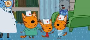 Три Кота Мультфильм Прививки для котят.