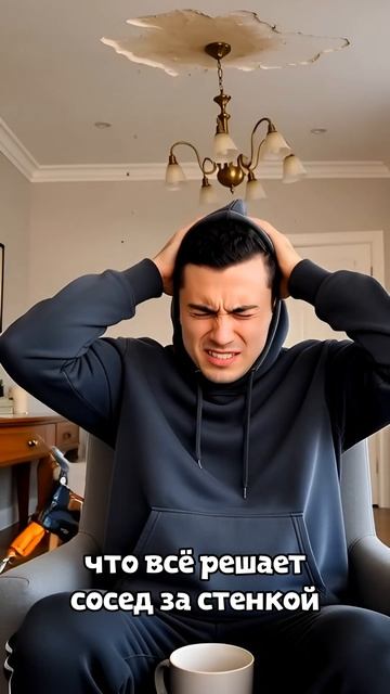 Скотина-сосед. Можно сбежать в другую страну, но не от соседа с перфоратором.