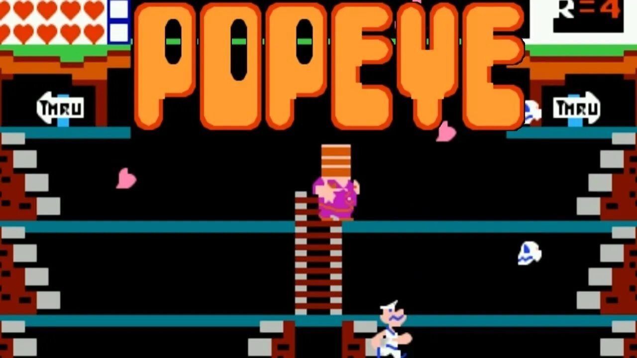 Прохождение игры / POPEYE / Dendy