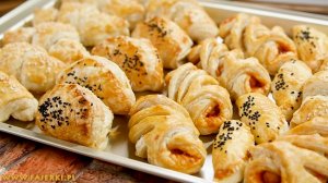 Бомбическая Закуска из Слоеного Теста! Каждый год готовлю на праздничный стол! ГОСТИ в ШОКЕ!