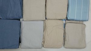 40923 Постельное белье комплектами H&M сток (хлопок, лен, муслин), 11пак, H&M bed sheetsоптом