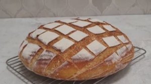 Хлебушек домашний!🌞Получается очень вкусный, хрустящий.