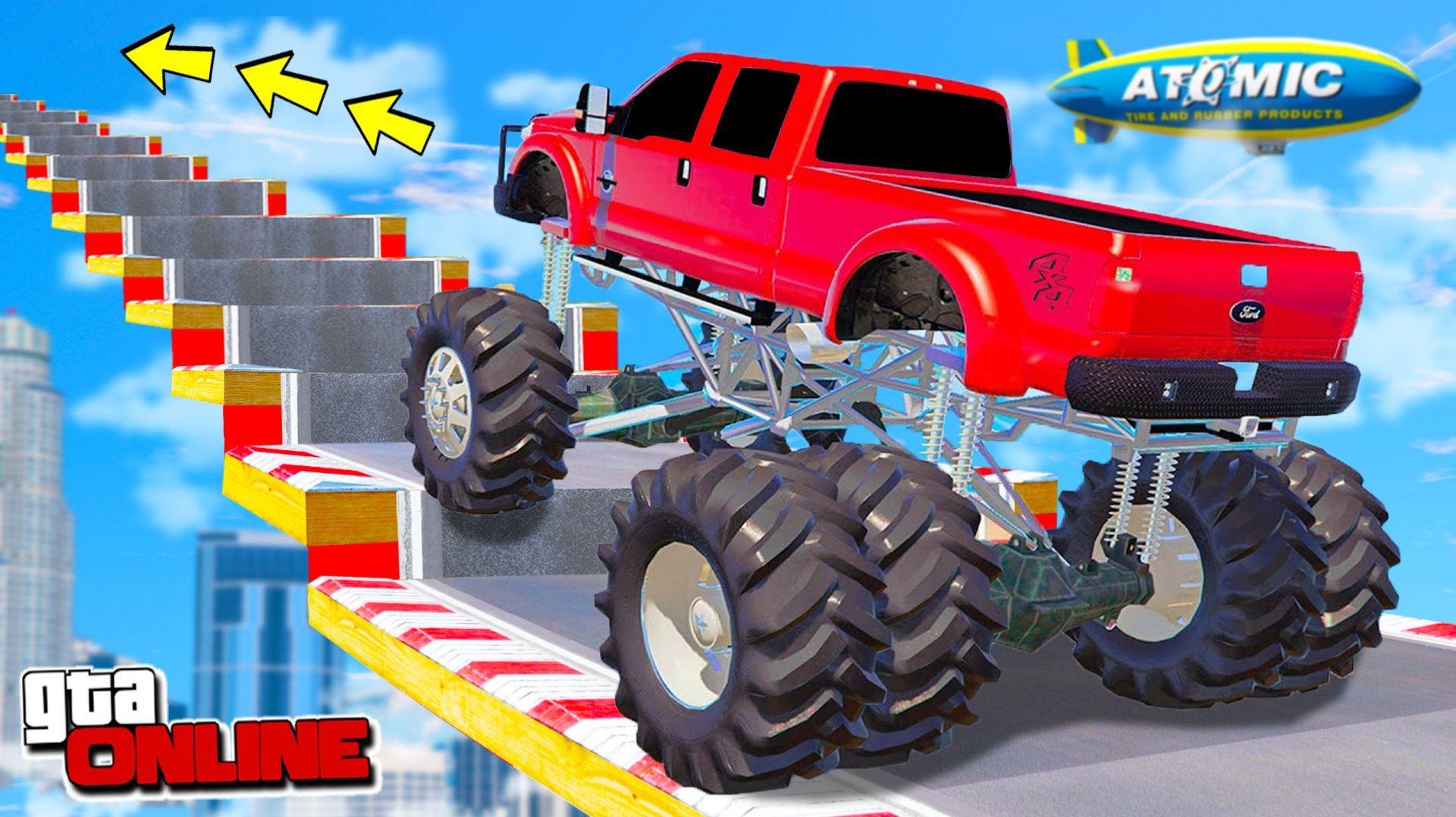 КАК ВЫСОКО СМОГУТ ЗАБРАТЬСЯ РАНДОМНЫЕ МАШИНЫ В ГТА 5 ПО СТУПЕНЬКАМ ЛЕСТНИЦЫ? смотреть онлайн