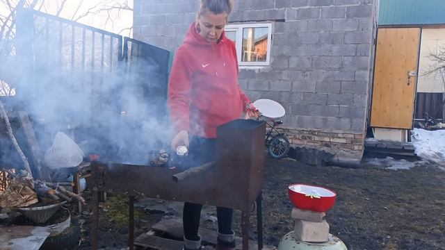 Дача. Весна 2025. Приятная поездка и вкусный обед на природе.