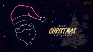 Новогодние логотипы для бизнеса — видео анимация новогодних поздравлений