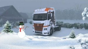 играем евро трак симулятор 2 зима