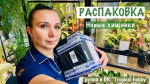 Распаковка растений. Новые хищники😍