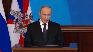 Ключевые заявления Верховного главнокомандующего на расширенной коллегии Минобороны.