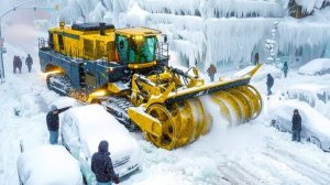 Мощные Снегоуборочные Машины - Экстремально Быстрая Очистка Снега