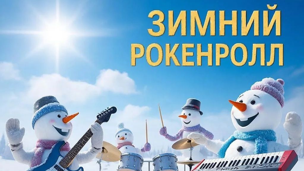 Зимний рокенролл сл. Якушев Н. В. Муз. Suno. Фото Giga Chat. Max.