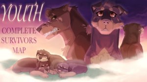 YOUTH | A Complete SURVIVORS DOGS MAP (ХРОНИКИ СТАИ МАП ПЕРЕЗАЛИВ)