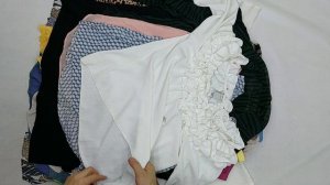 40972 Блузки, туники, 4пак, , секонд (cream) оптом