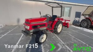 Yanmar F215 минитрактор японский с почвофрезой