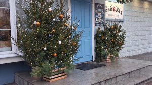 По делам в город....Новогодний Серпухов.Купила себе крас оту....