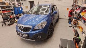 Opel mokka 2014. Врезка в отражатель. Светодиодные модули.