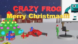 Crazy Frog | Новогодняя серия 2025 | Дед Мороз Робот и Лягушка #крейзифрог #фрог #crazyfrog #frog