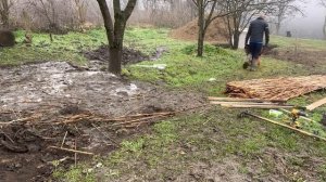 #35 КУПИЛИ ДОМ В ДЕРЕВНЕ И 30 СОТОК МЕЧТЫ_ГОТОВЛЮ ПЕРВОЕ НАШЕ МЯСО - ИНДОУТКУ_ОБРЕЗАЕМ ДЕРЕВЬЯ