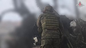 Боевая работа расчета Д-30 ГрВ «Южная»