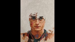 Рисование. Картина по номерам. Портрет Гарри Поттера.