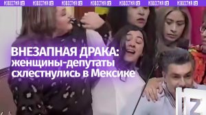 Внезапная женская драка: депутаты оттягали друг друга за волосы в Мексике