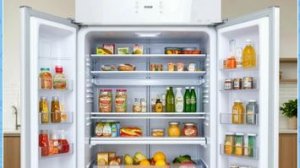 Магниты...Если дверь холодильника плотно не закрывается.