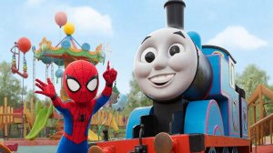 ТОМАС И ЕГО ДРУЗЬЯ ИГРАЕМ КРУТЫЕ ПАРОВОЗИКИ РАЗВИВАЮЩИЕ МУЛЬТИКИ ИГРУШКИ И ЧЕЛОВЕК ПАУК №2