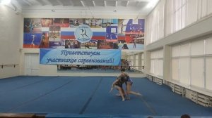 ЖП 13-19 лет, Ильюхина Маргарита - Ильина Мария,МАУ ДО СШ №1,Балансовое упражнение