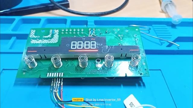 Ремонт модуля духового шкафа Gorenje модель BOSB6737E06X. Замена микроконтроллера CY8C4025AZI-S413