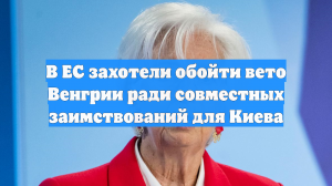 В ЕС захотели обойти вето Венгрии ради совместных заимствований для Киева