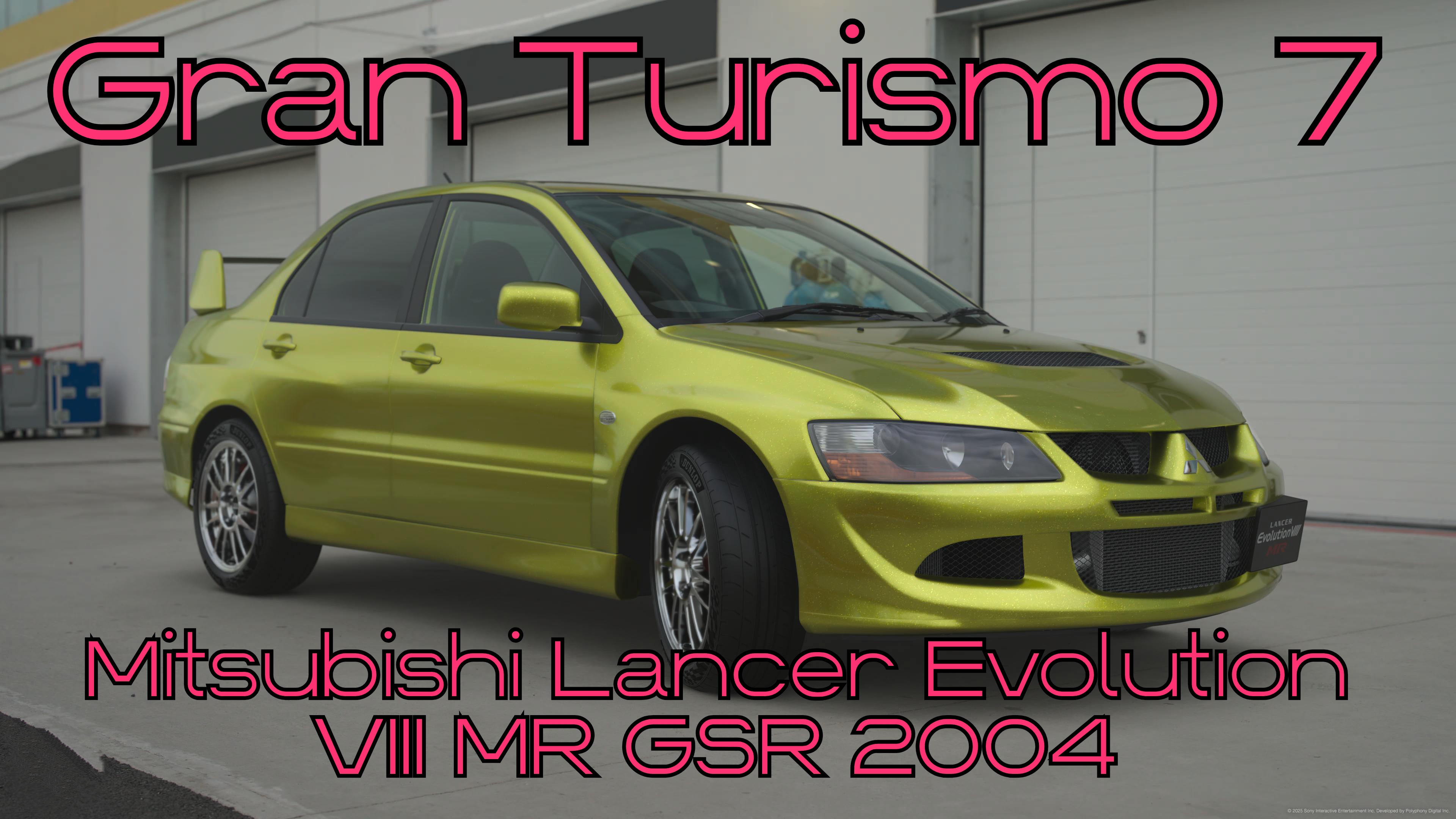 ## Mitsubishi Lancer Evolution VIII MR GSR 2004 — Апофеоз JDM Технологий в мире Gran Turismo 7 🌍⚡️