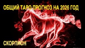 СКОРПИОН ТАРО-ПРОГНОЗ НА 2026 ГОД