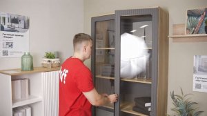 Шкаф-витрина 2-дверный Астория