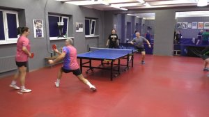 Панов/Ли (1061) - Крутов/Игнатьева (500) 14.12 Парный турнир по настольному теннису Санкт-Петербург