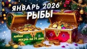 Рыбы - гороскоп на январь 2026 года. Всё, что было раньше останется в прошлом. Навстречу новой жизни