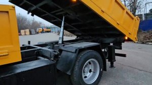 ИСУЗУ ISUZU ELF 5.2 l 190 ls самосвал с КМУ  раздвинут  сзади 2025-12-08 15-55-03