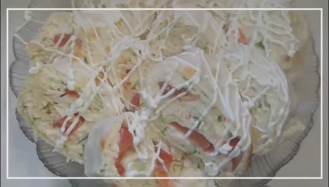 Рулет из Лаваша с Крабовыми Палочками с Сыром и Яйцом.Очень Вкусная Закуска.