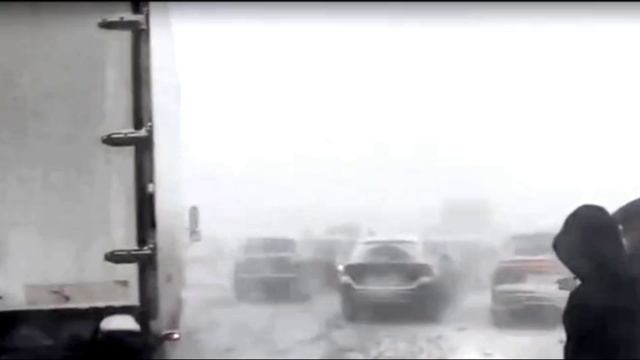 Столкнулись 25 автомобилей на трассе Тамбов - Пенза