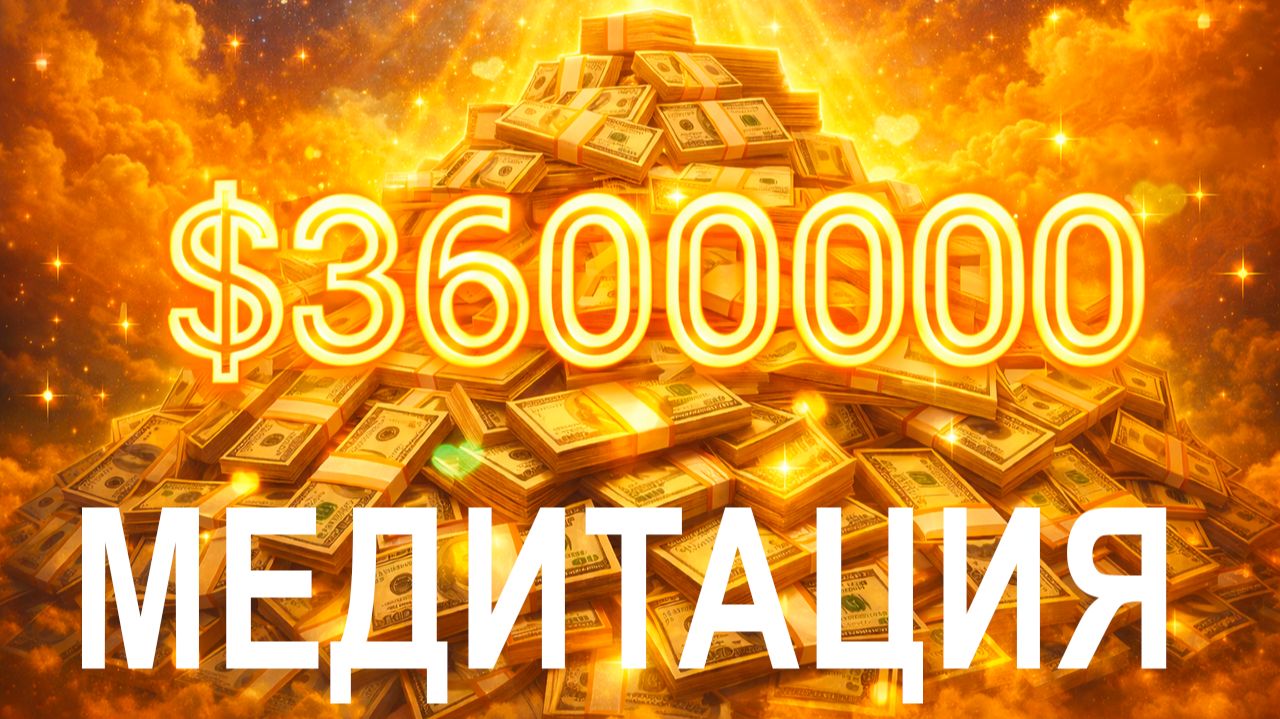 Медитация на обладание 3 600 000 $ | Состояние изобилия | Клаус Джоул