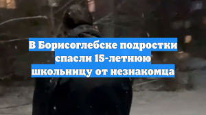 В Борисоглебске подростки спасли 15-летнюю школьницу от незнакомца